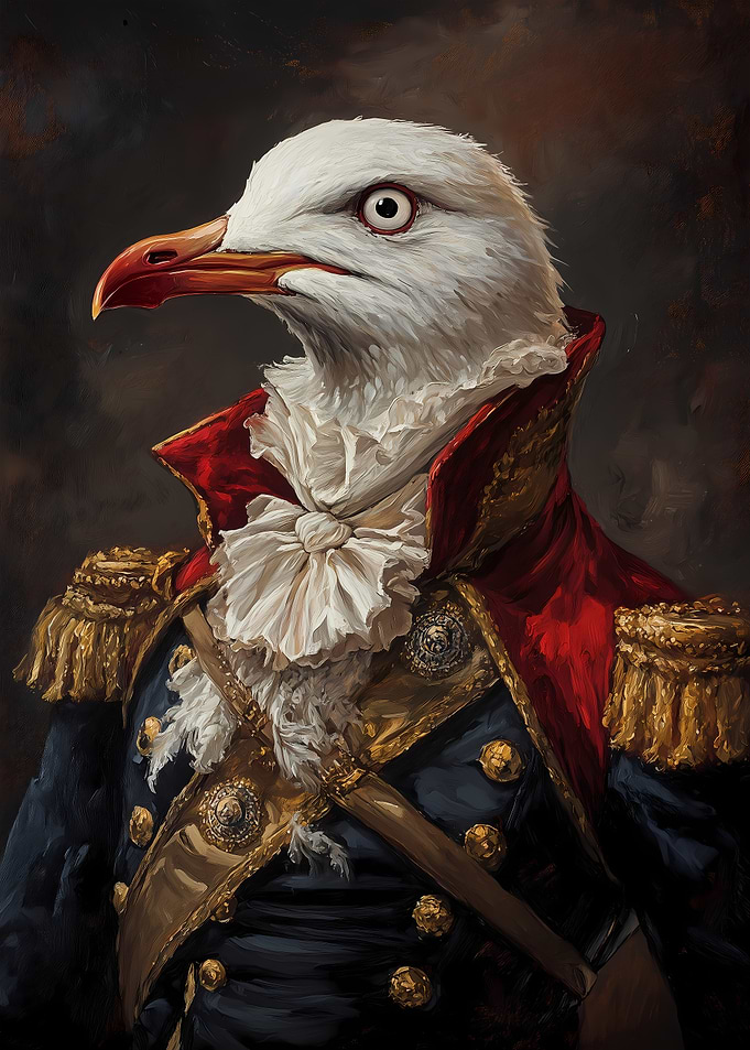 Seagull Admiral Portrait