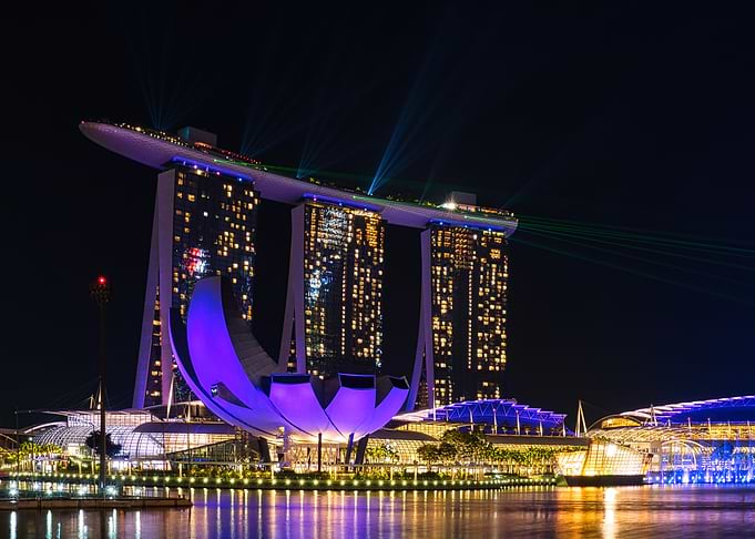 Marina Bay Sands Singapore Night