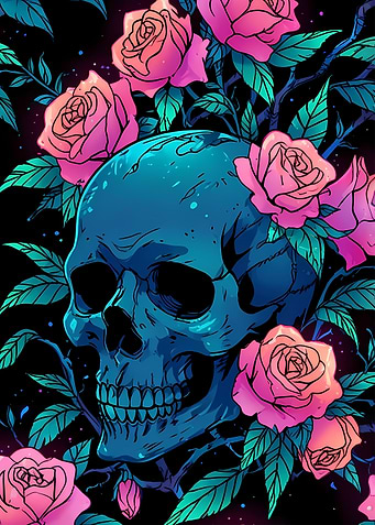 Skull and Roses