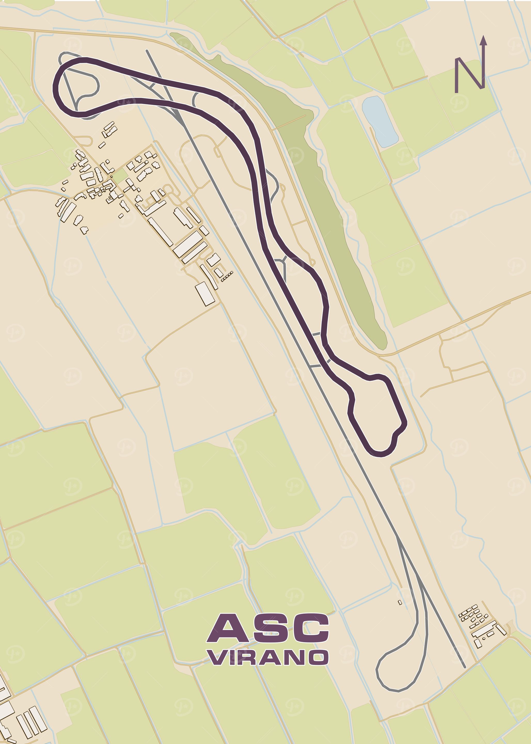 ASC Virano Race Track Map
