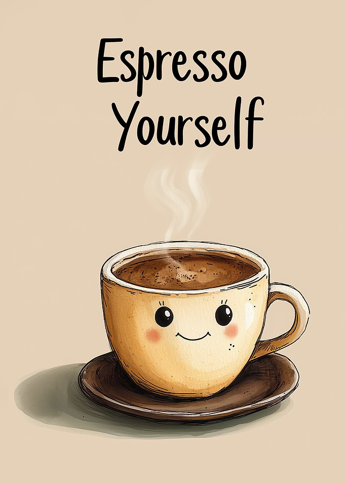 Espresso Yourself Coffee Cup