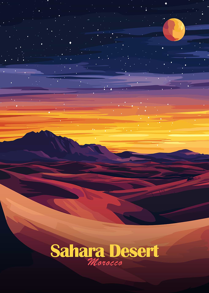 Sahara Desert Sunset