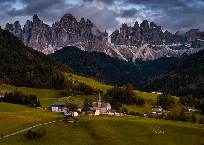 Alpine Village Sunset