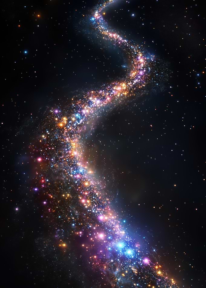 Cosmic Galaxy Swirl