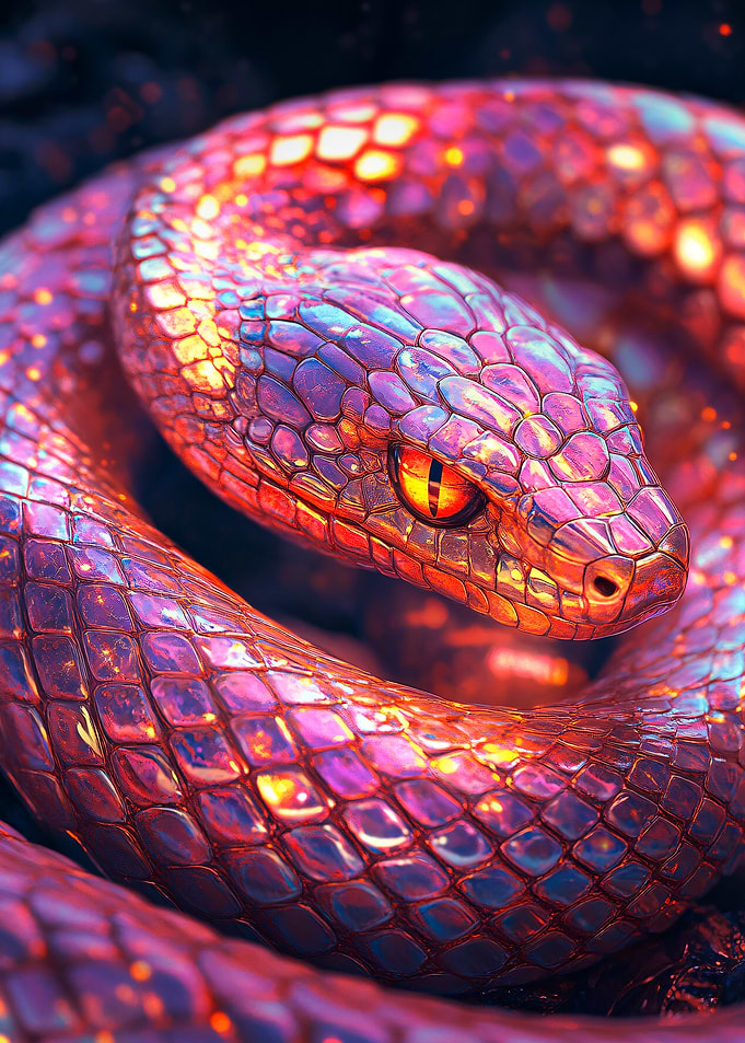 Iridescent Snake