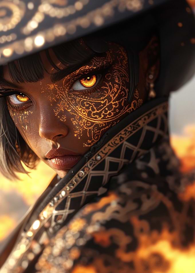 Golden Eyes, Fiery Gaze