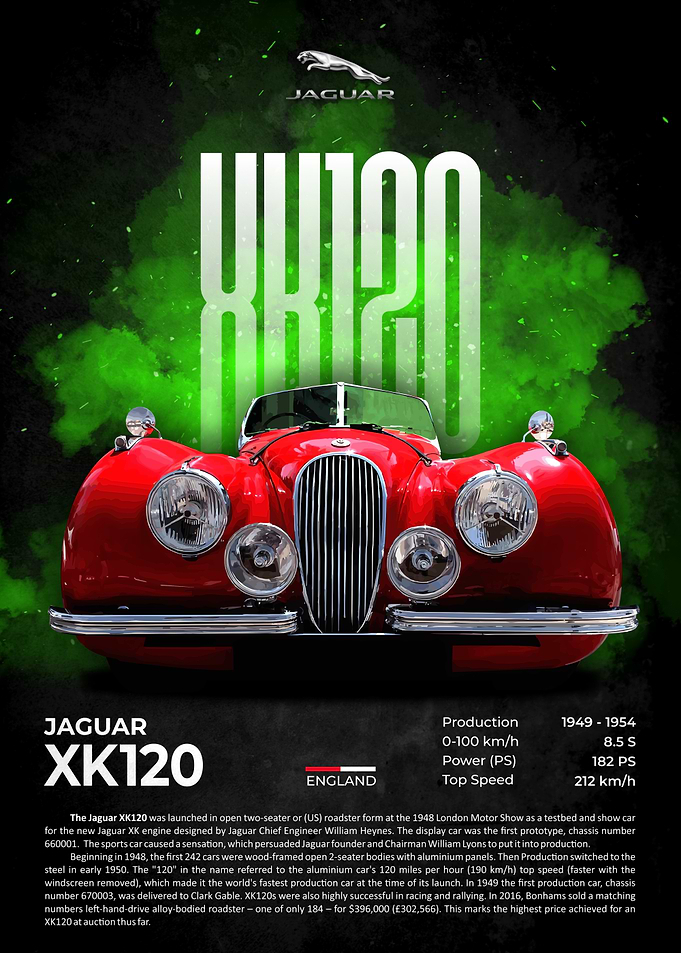 Jaguar XK120 Classic Car