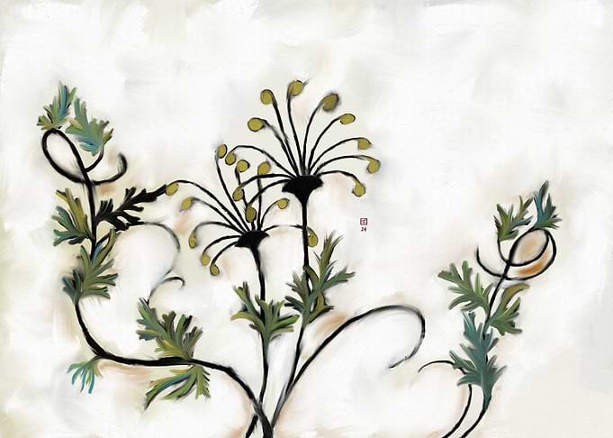 Abstract Floral Art