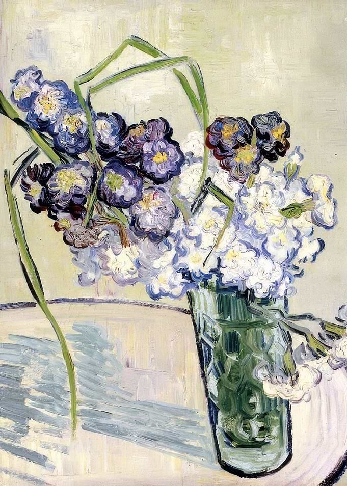 Still Life Vase of Carnations