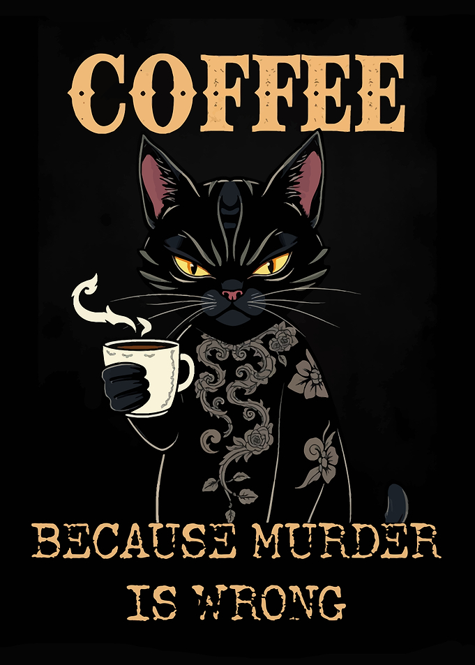Coffee Cat Gone Wrong