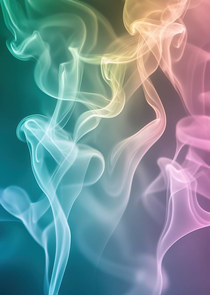 Abstract Smoke Color Art