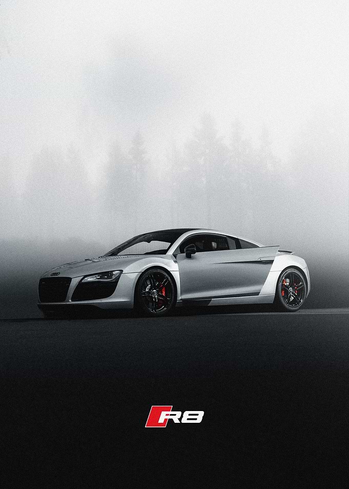 Audi R8 in Fog