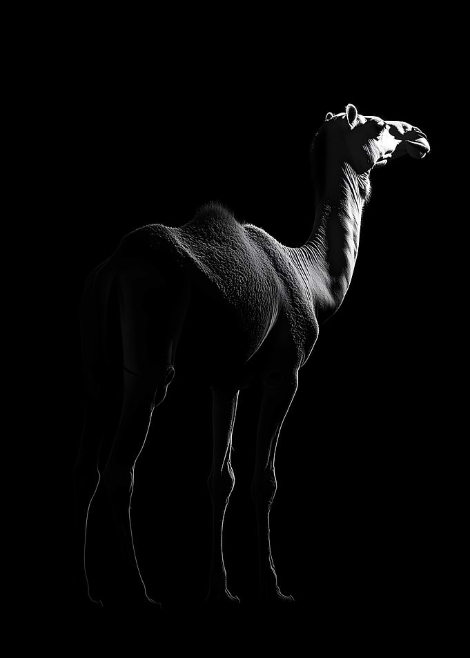 Animal White Camel Art