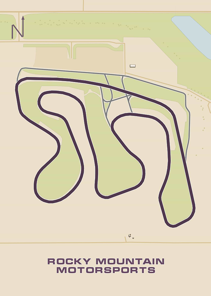 Rocky Mountain Motorsports Track Map