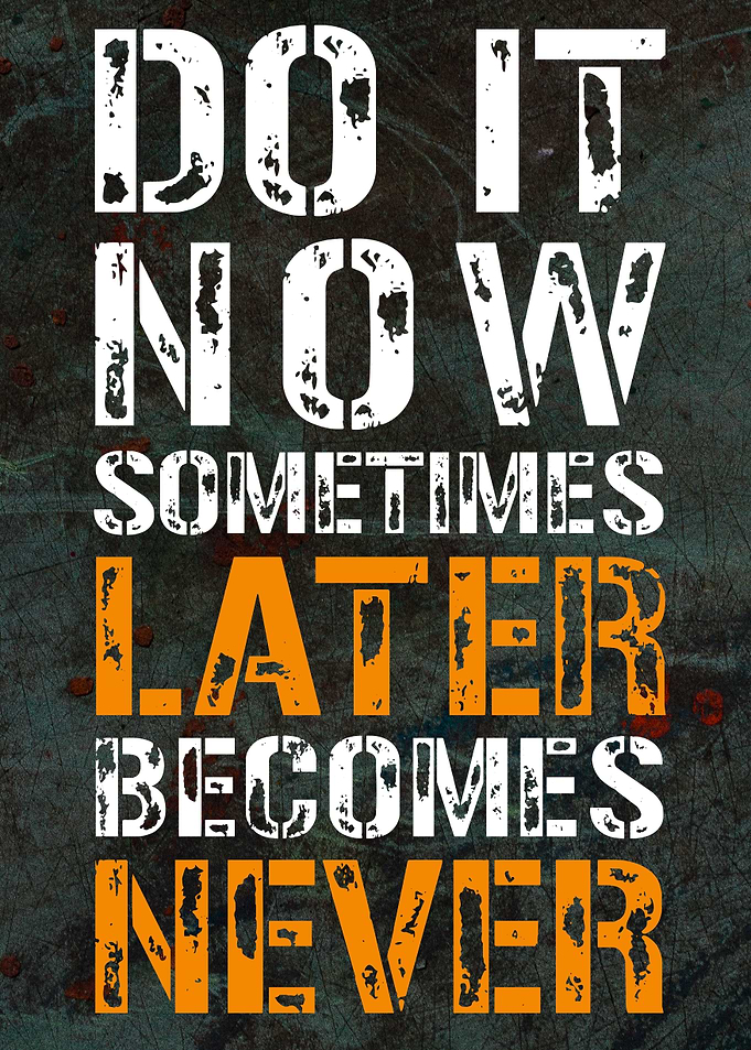 Do It Now Poster
