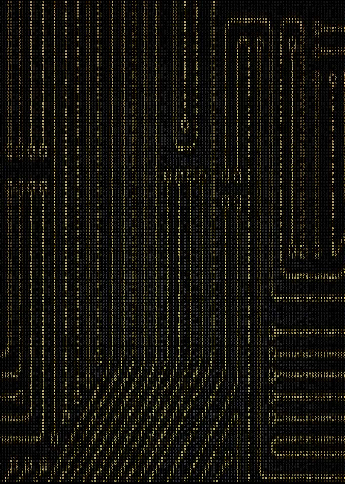 Binary Code Circuit Board