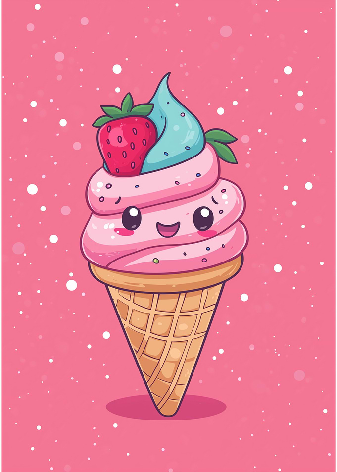 Cute Ice Cream Cone