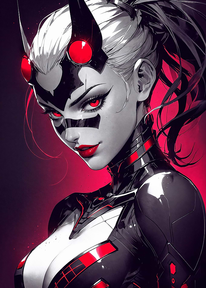 Cyberpunk Girl Character