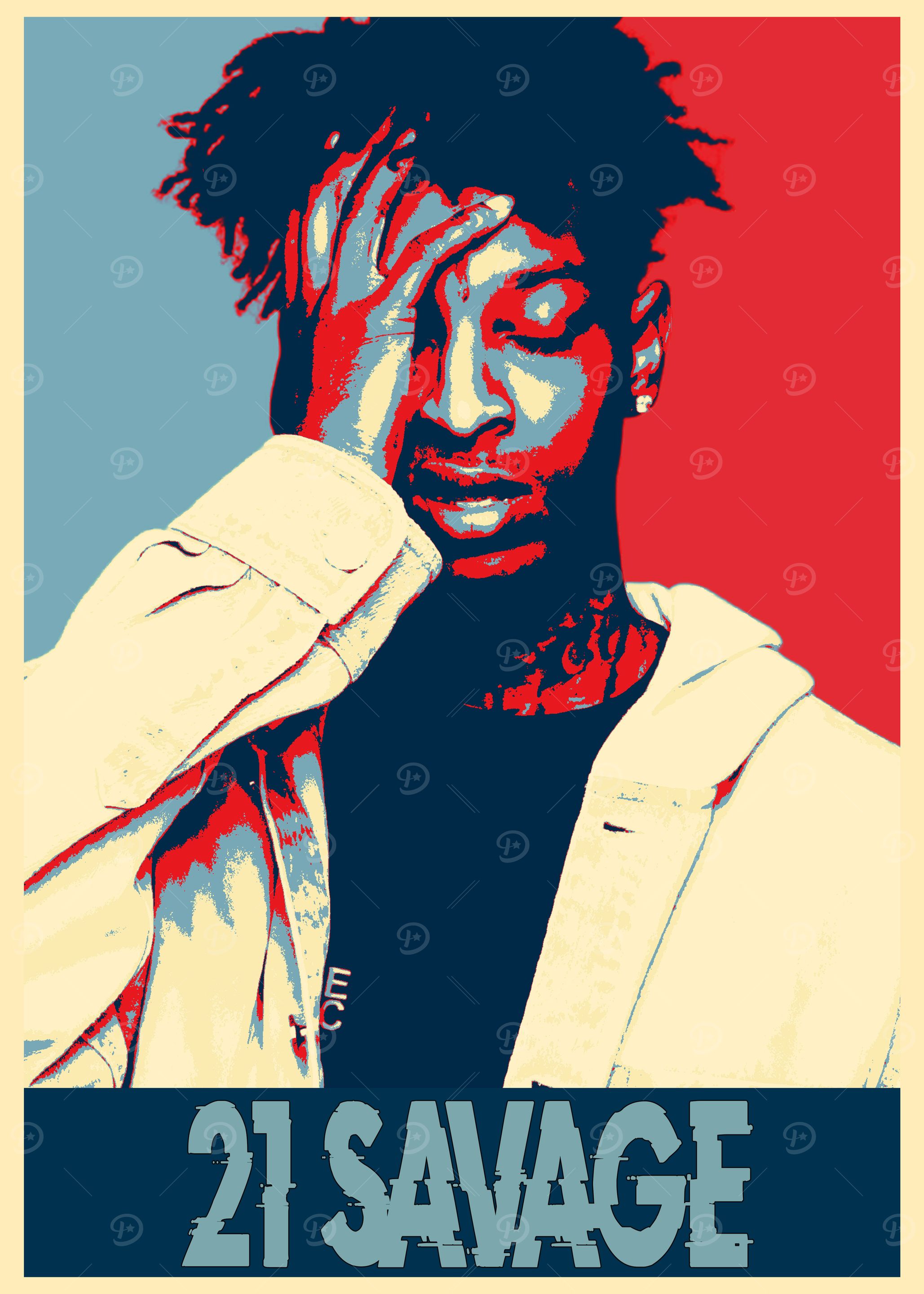 21 Savage Poster Art