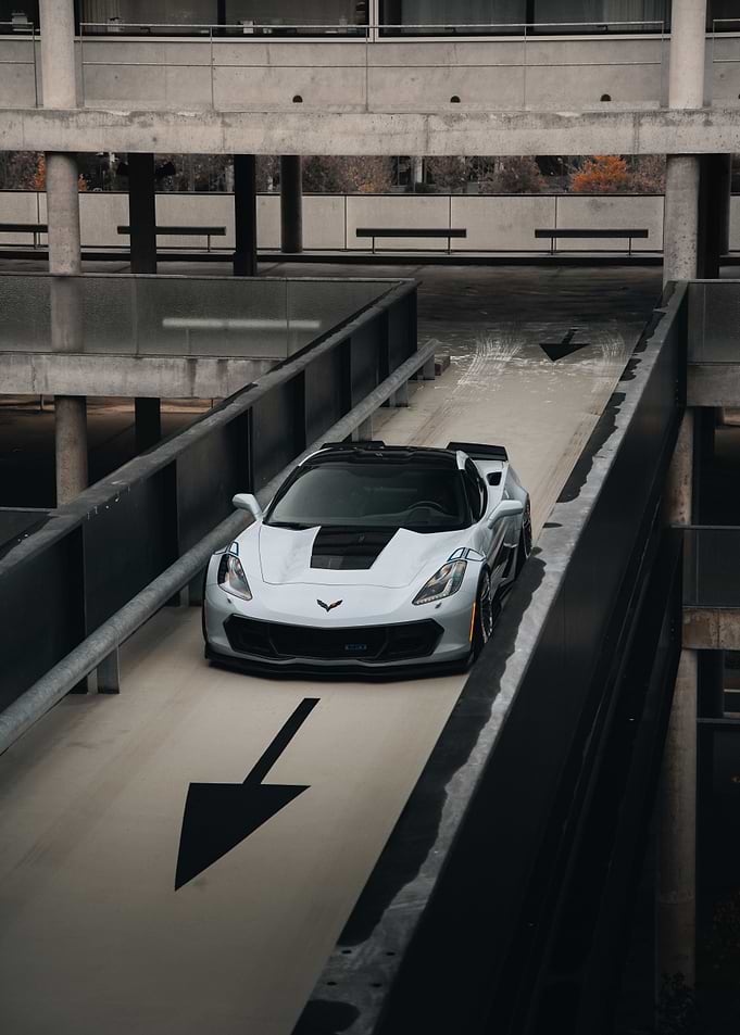 White C7 Corvette