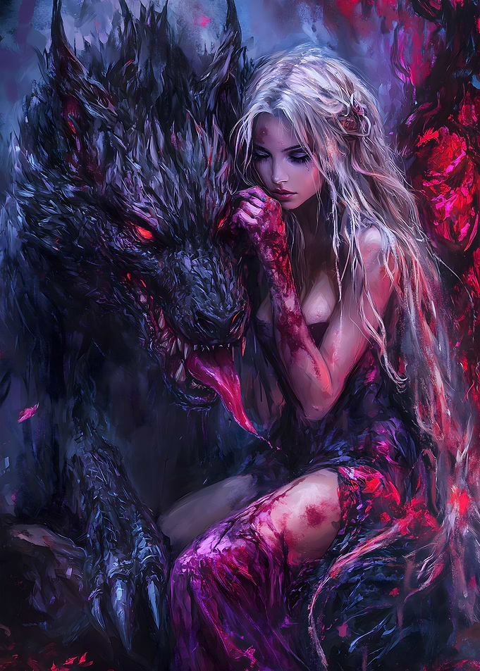 Wolf and Woman