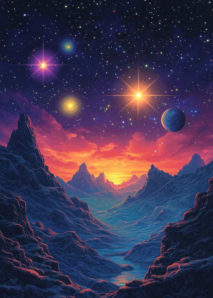 Alien Planet Sunset