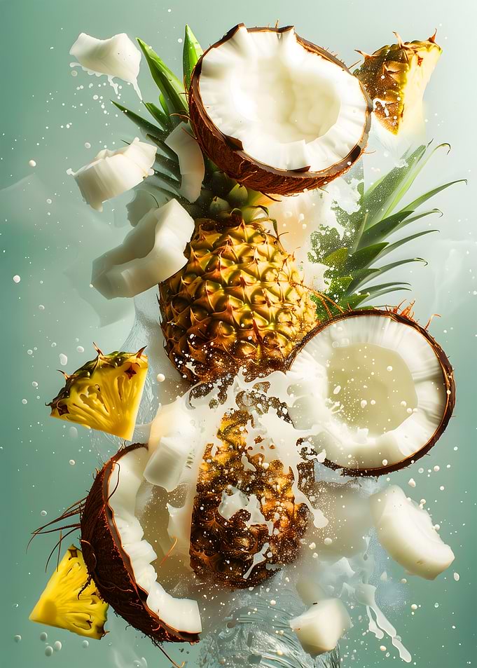 Pineapple and Coconut Splash