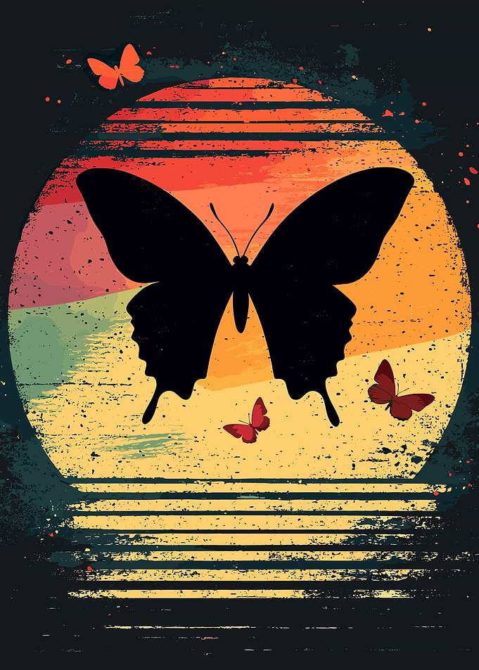 Butterfly Sunset