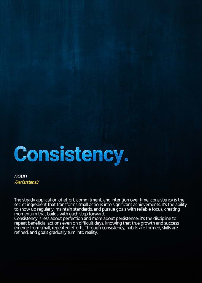 Consistency Quote