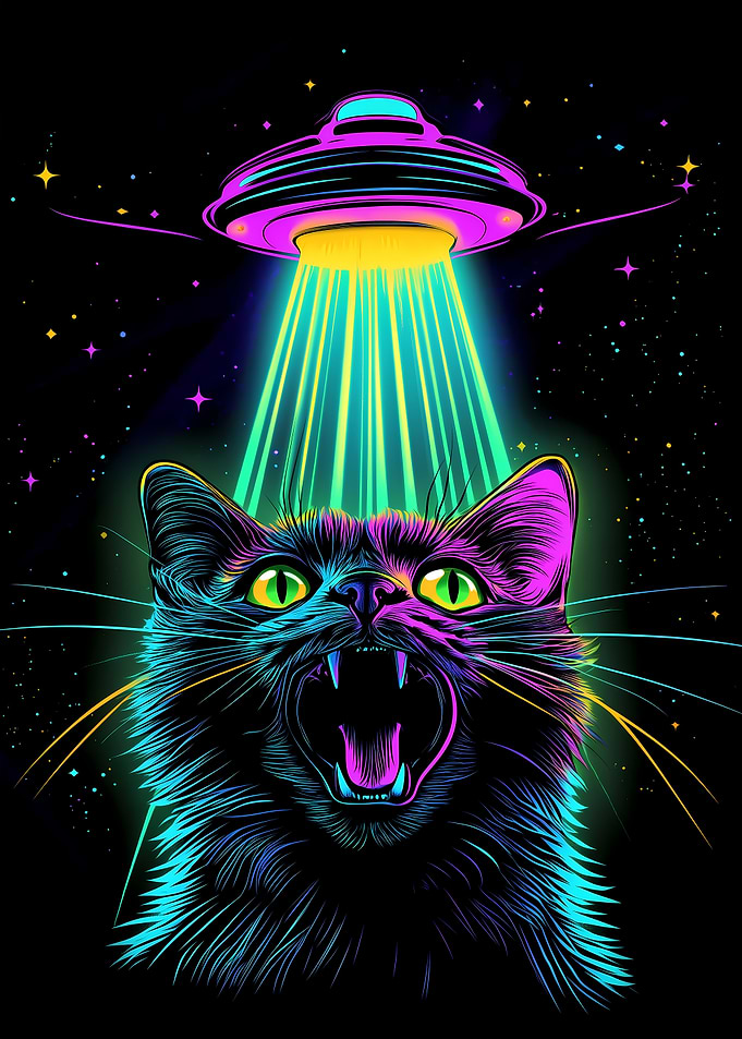 Cat & UFO