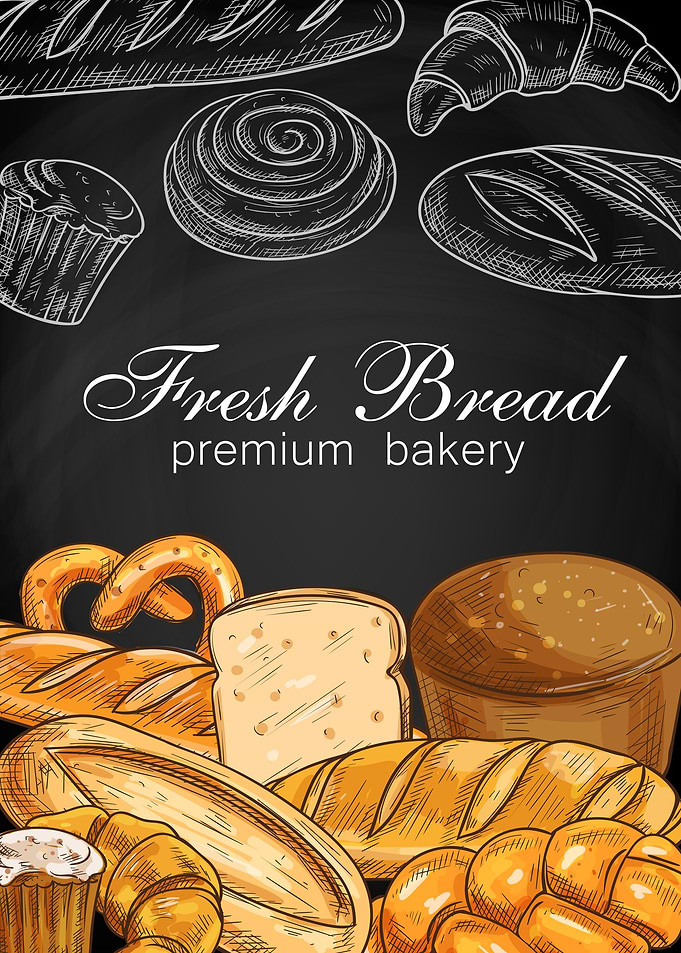 Fresh Bread Bakery Poster