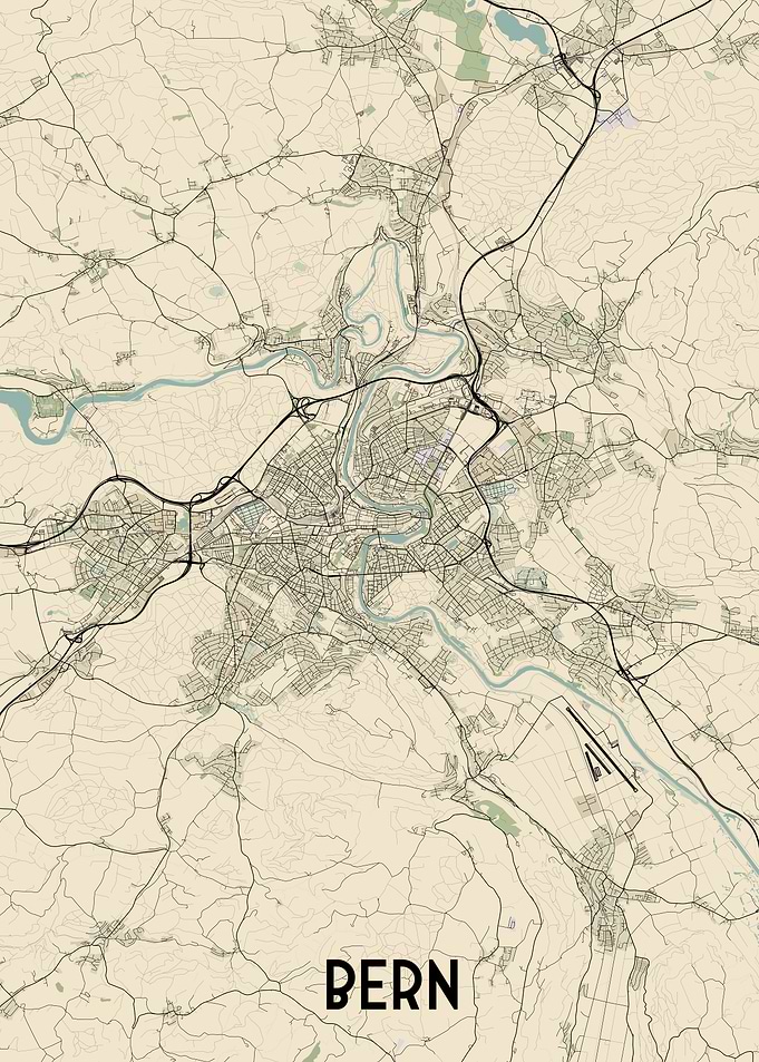 Bern City Map