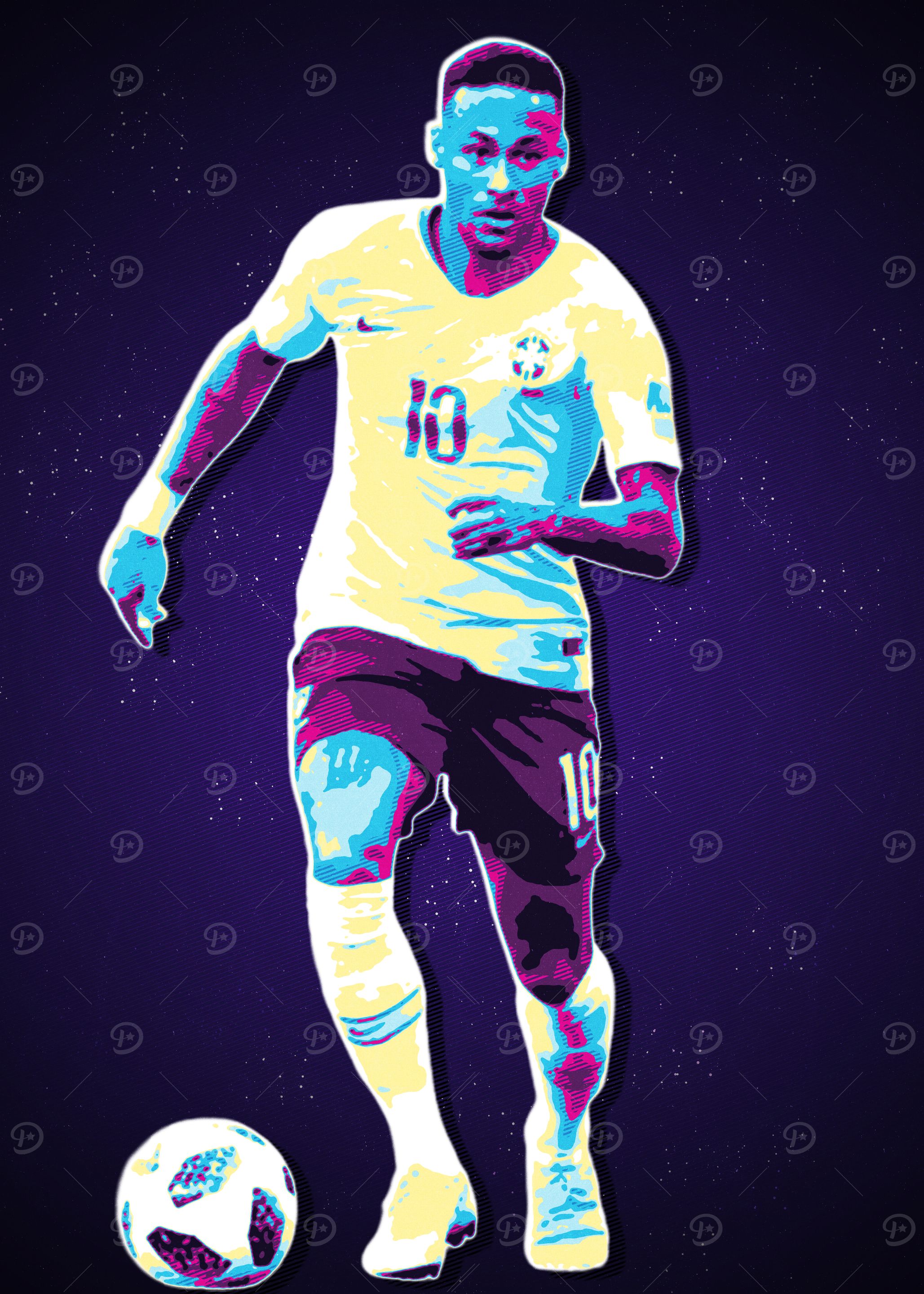 Neymar Jr. Soccer Art