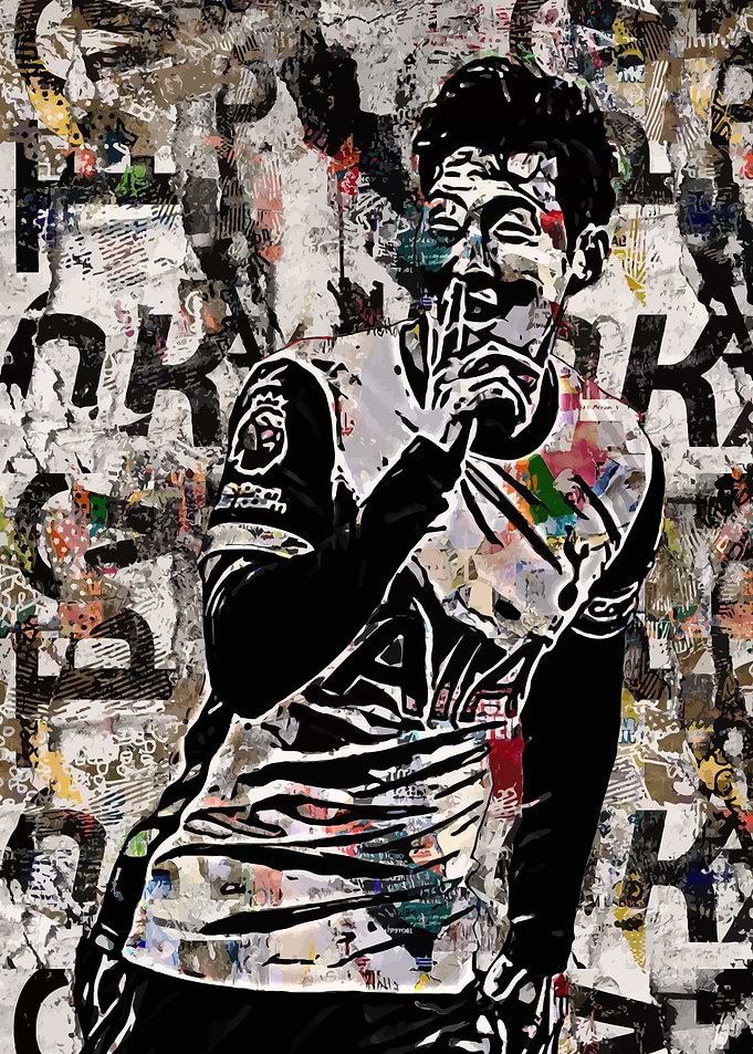 South Korean Star Graffiti Art