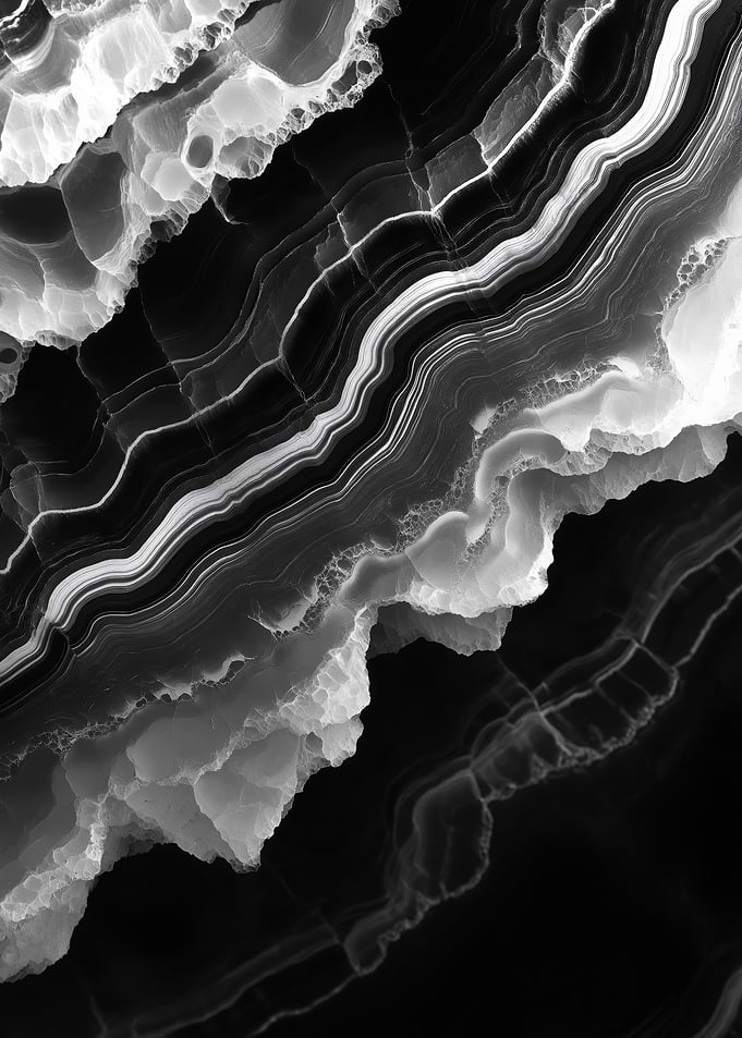 Black and White Onyx Marble Texture