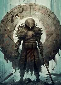 Dark Knight with Shield