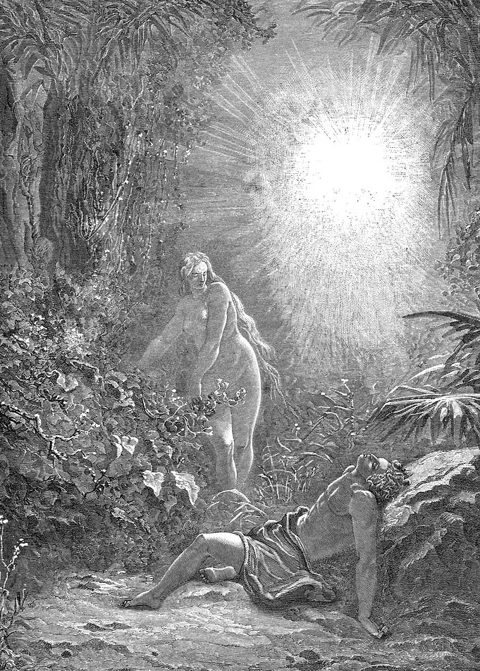 Adam and Eve in Paradise