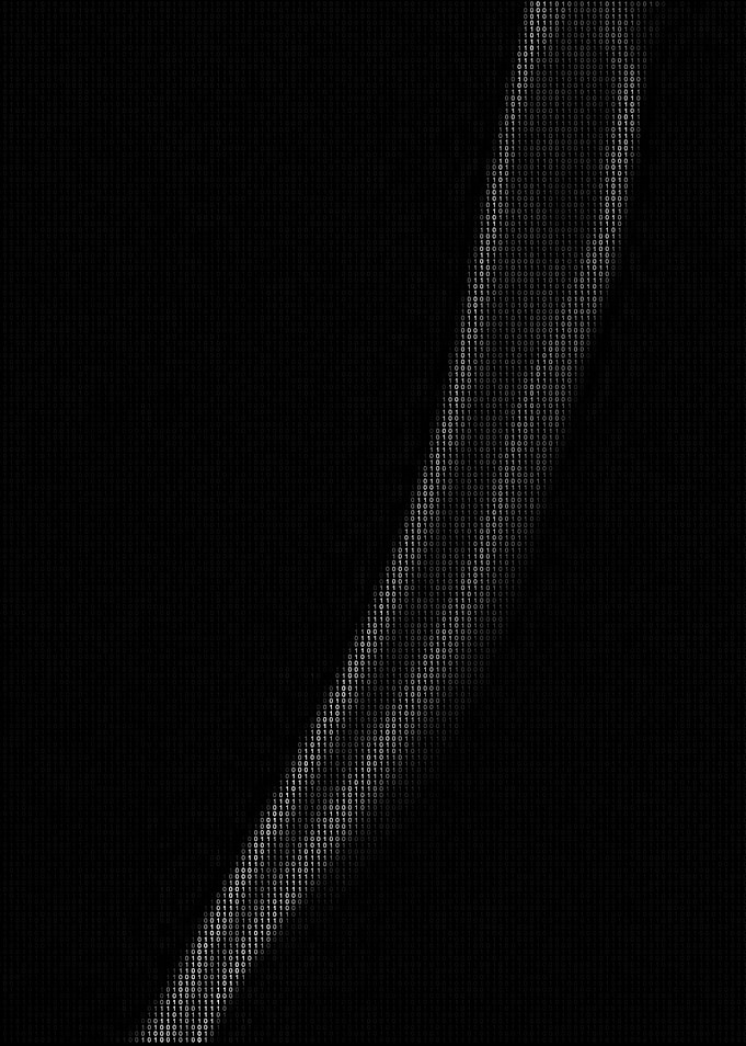 Abstract Black and White