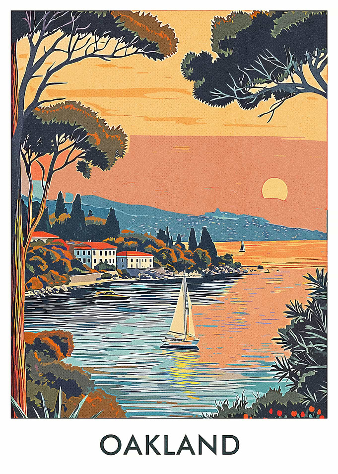 Oakland Sunset Seascape