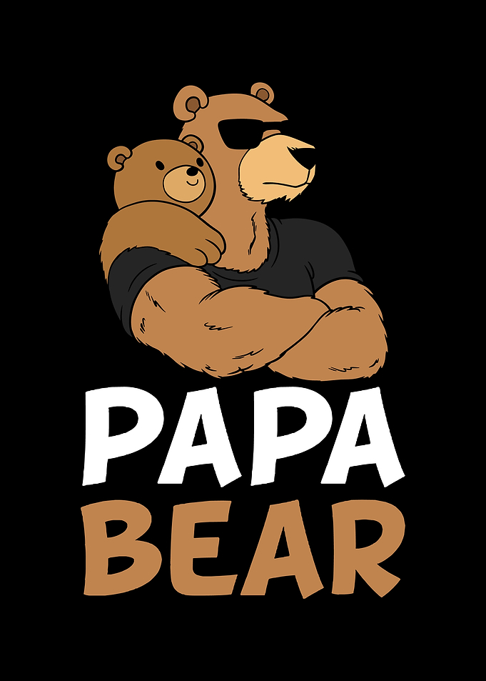 Papa Bear Illustration