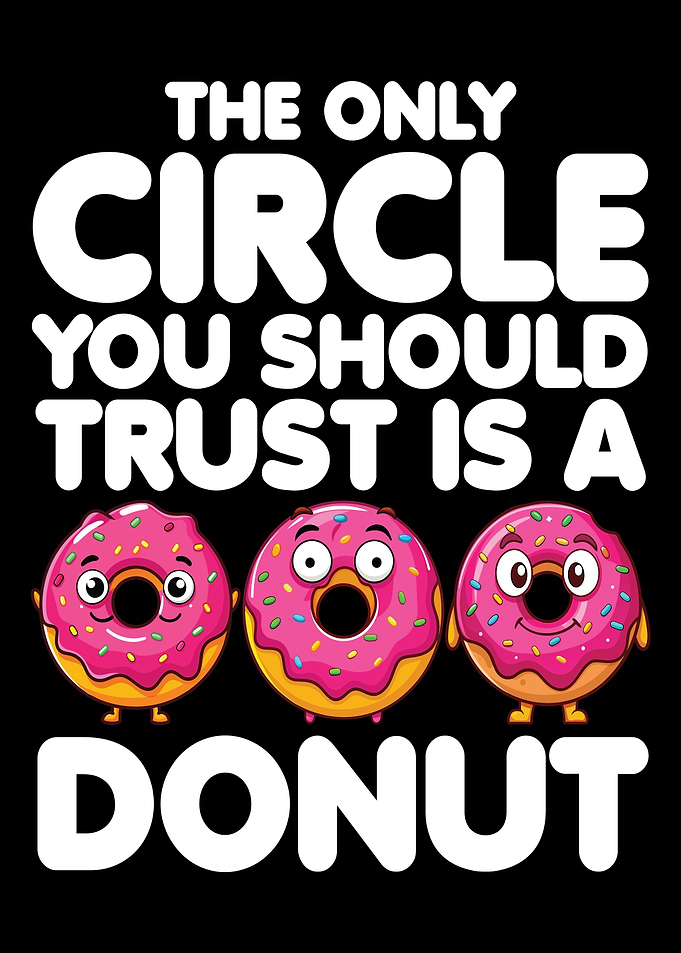 Donut Pun Graphic