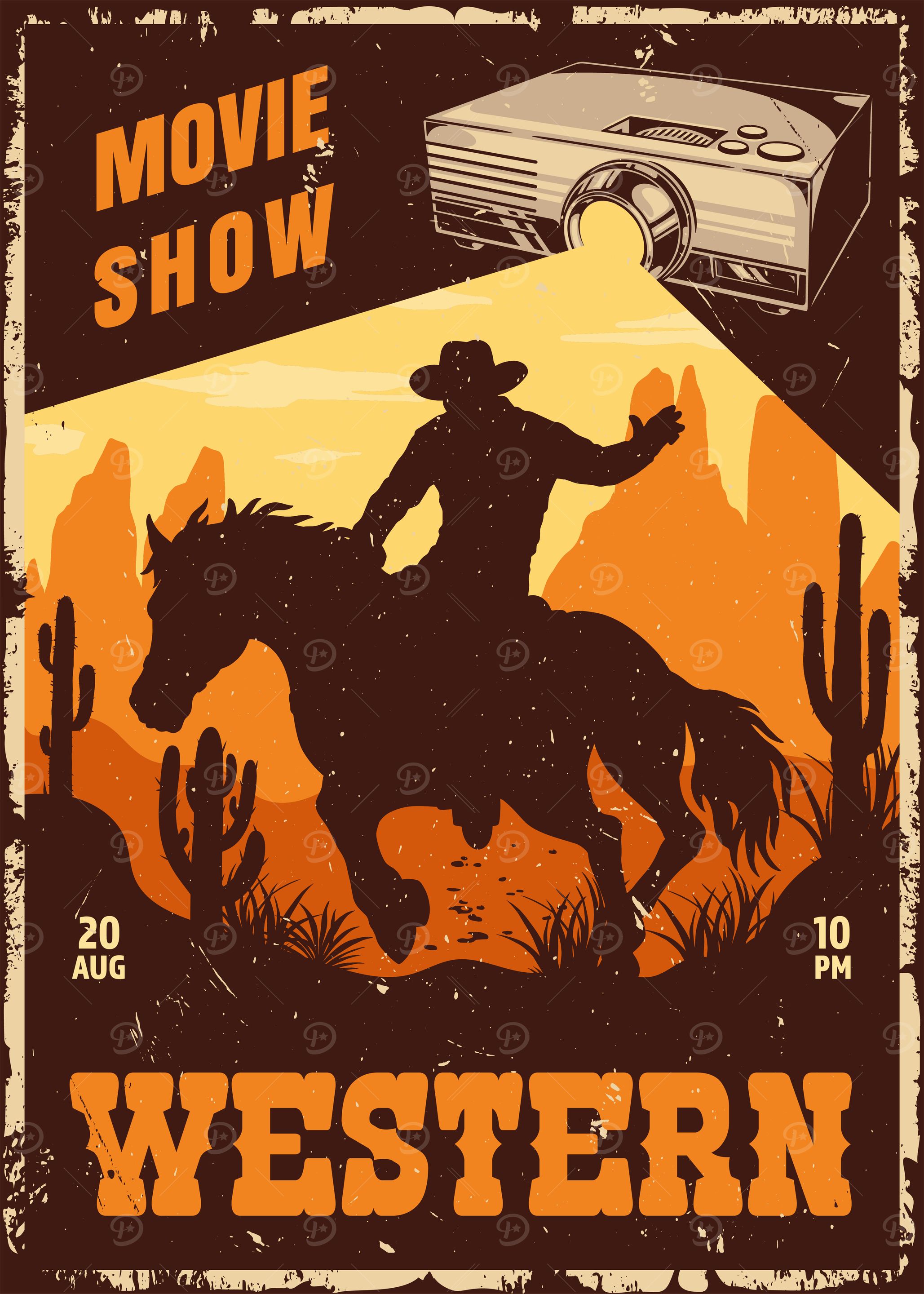 Western Movie Show Poster