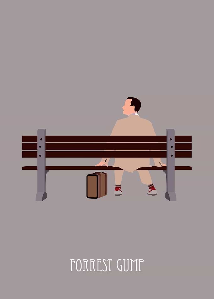 Forrest Gump Minimalist Poster