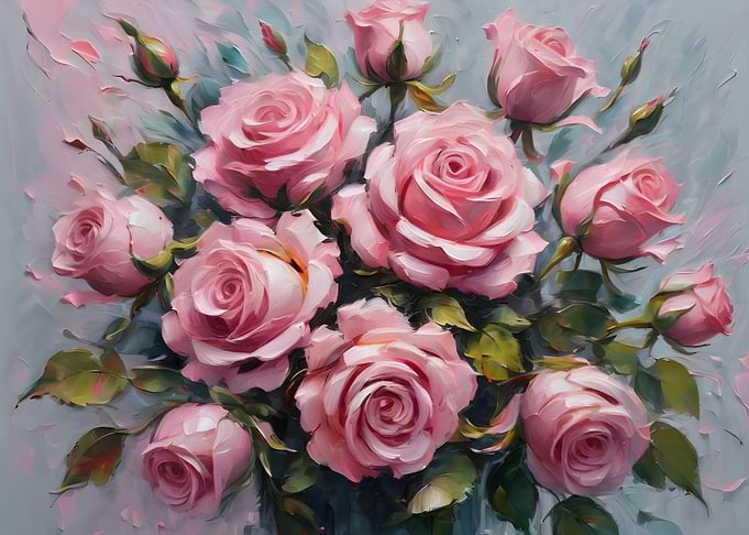 Pink Roses Bouquet