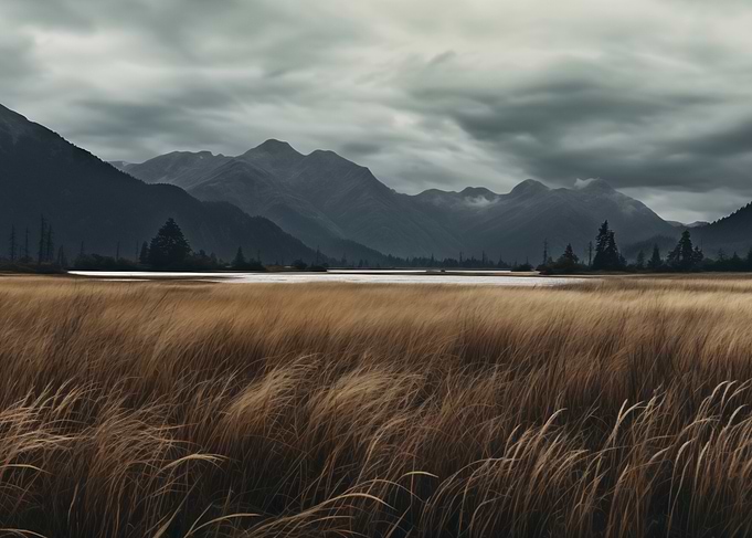 Mountain Meadow Landscape