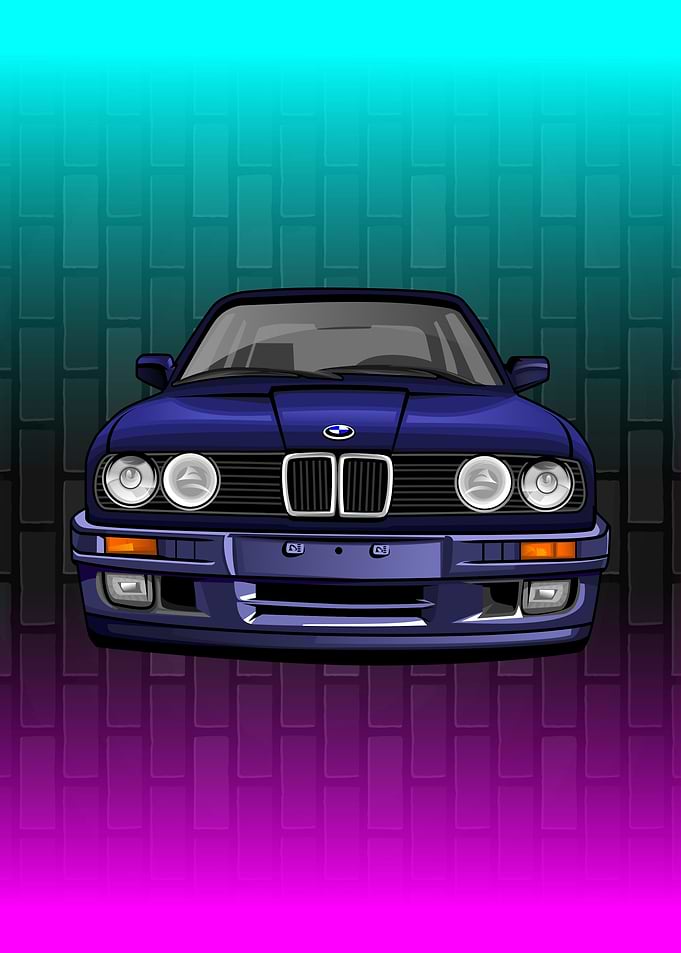 BMW E30 Front View