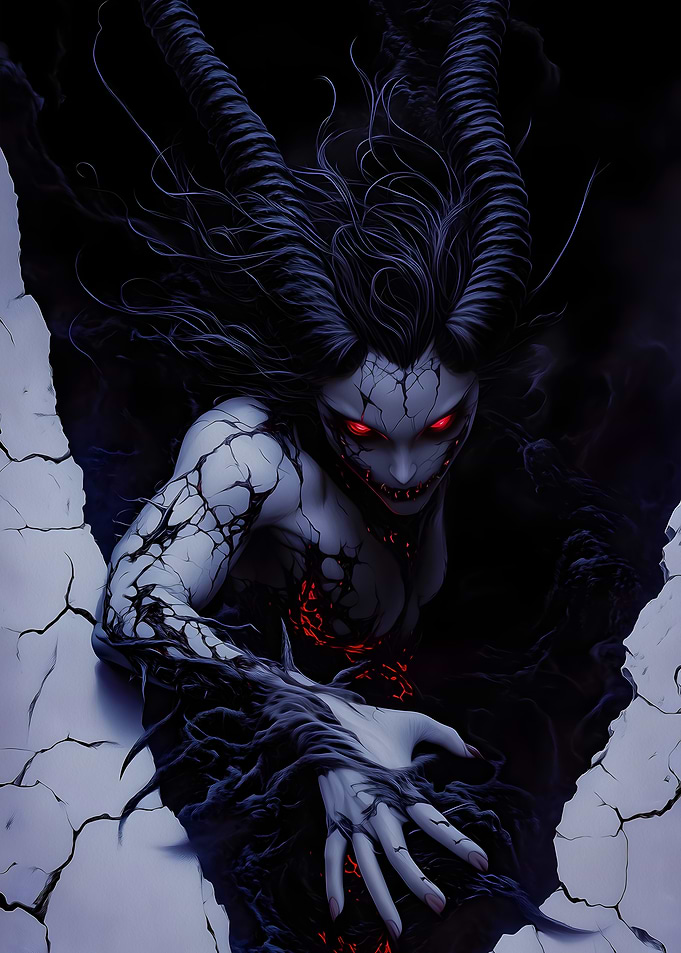 Demon Woman Emerging