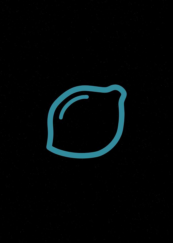 Lemon Icon - Teal