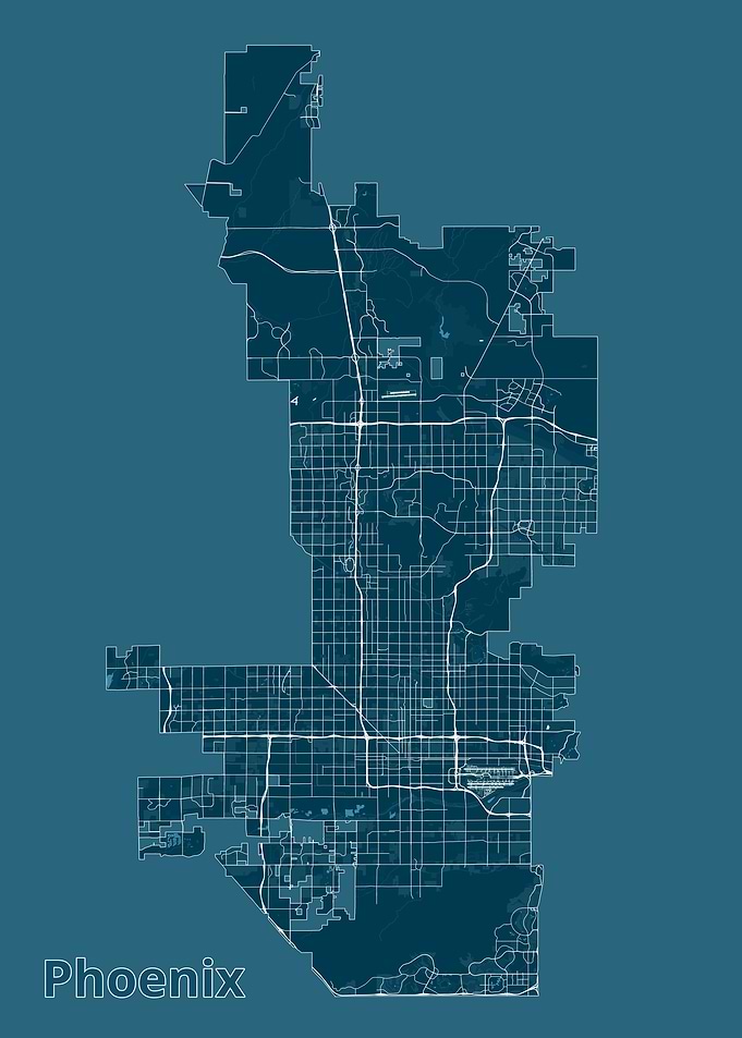 Phoenix City Map