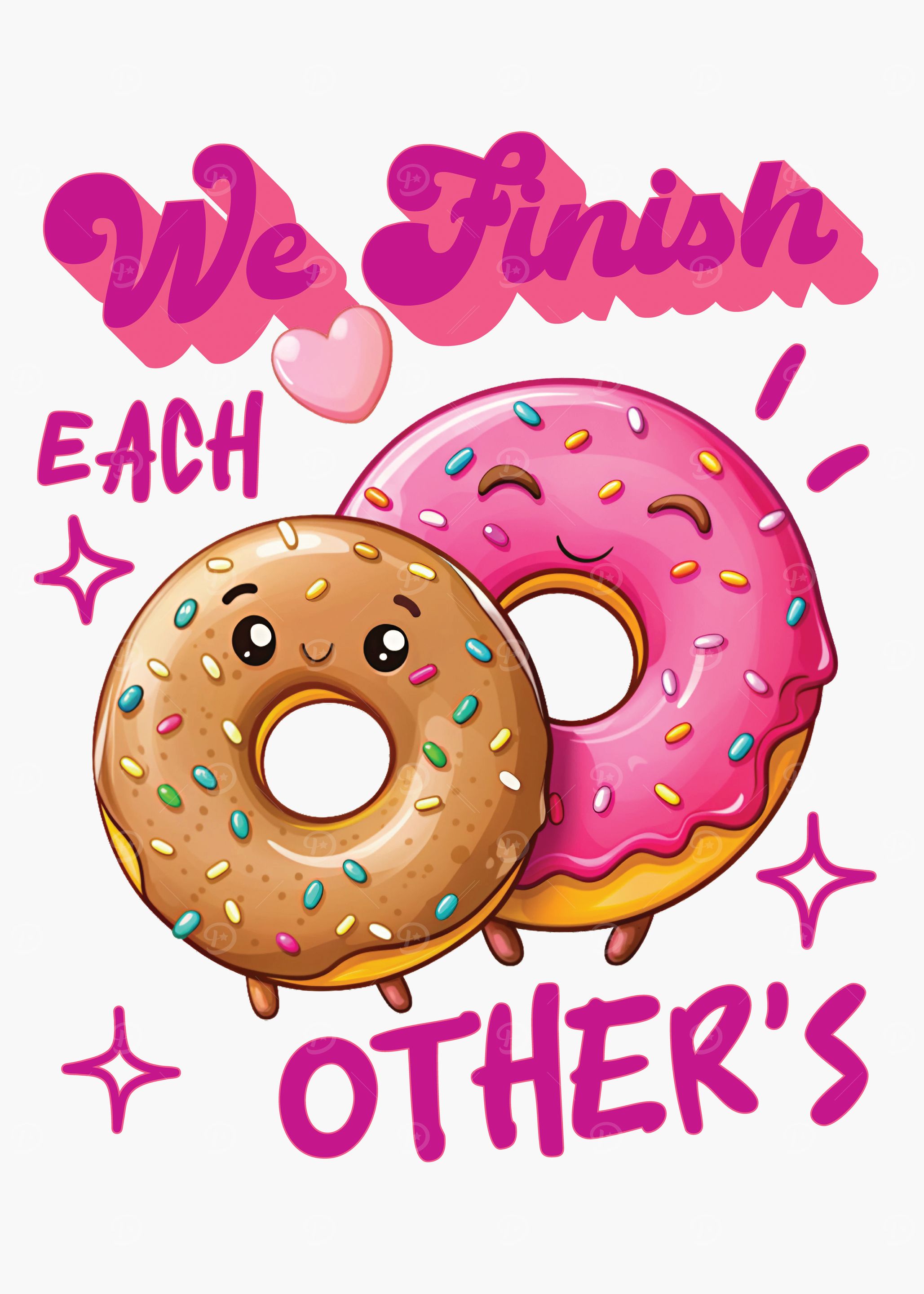 Donut Couple Love